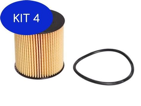 Kit 4 Filtro De Óleo Citroen Xsara Picasso 1 6 16V 2007 A Hengst