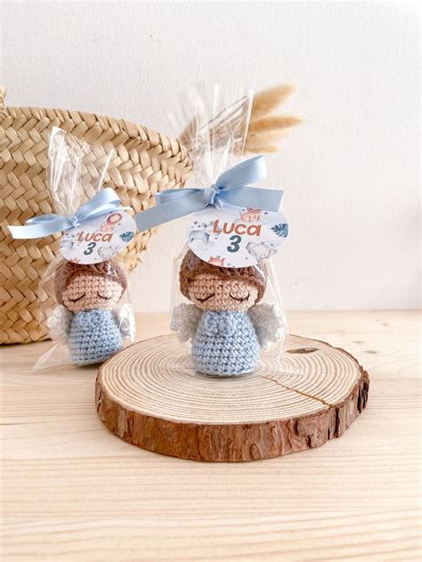 Angelitos De Crochet Baby Deco Recuerdos Baby Shower Primera