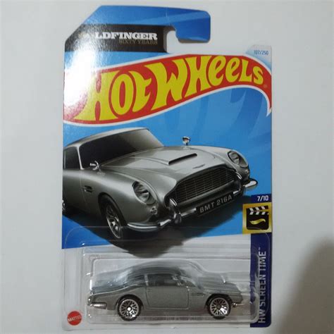 Hot Wheels Aston Martin Dbs Goldfinger Cartela Detalhes Shopee Brasil