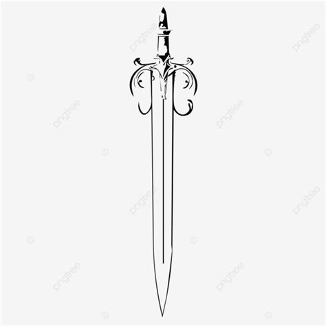 Sword Logo Vector Illustration To Generative Ai Sword Cartoon Sword