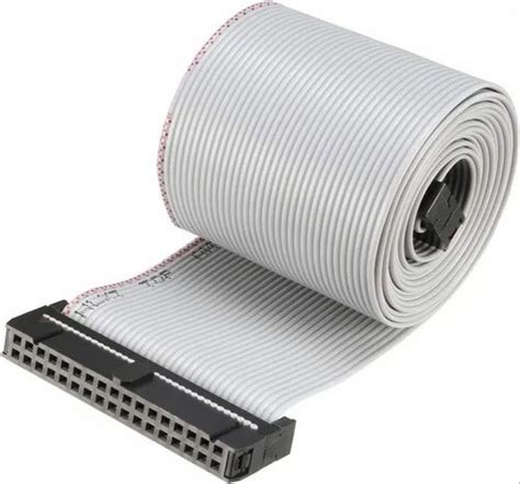 34 Pin Idc Connector Gray Wire Flat Ribbon Cable Connector Length 30cm