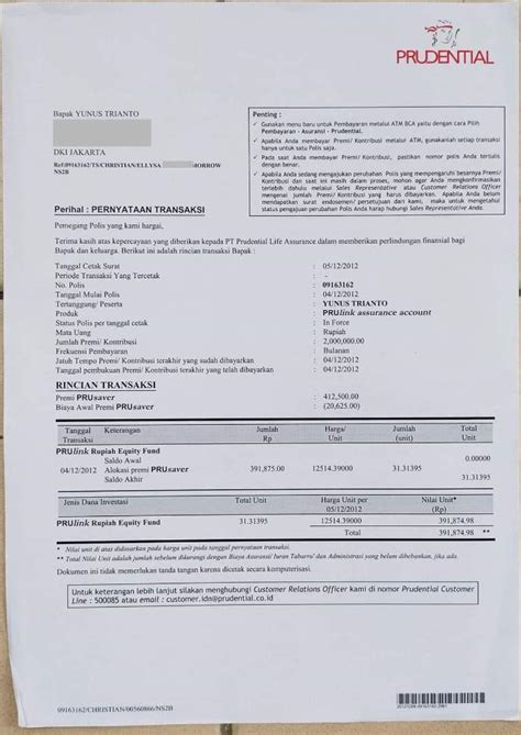 Mengintip Contoh Polis Asuransi Prudential Yang Perlu Anda Ketahui