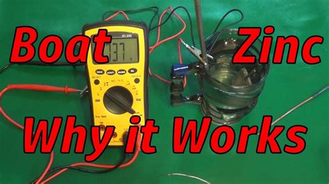 Boat Zinc Why It Works Anodes Youtube