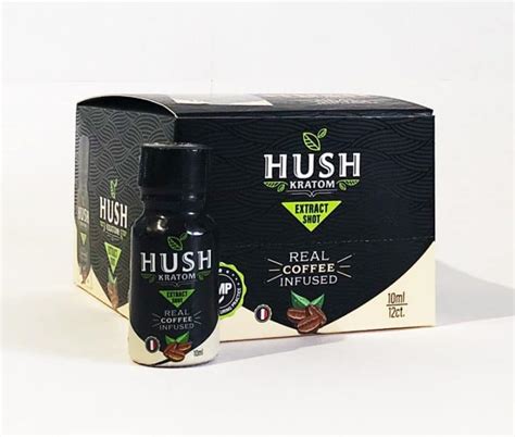 Buy Hush Kratom Liquid Shot Real Coffee Infused 1 Piece 10ml