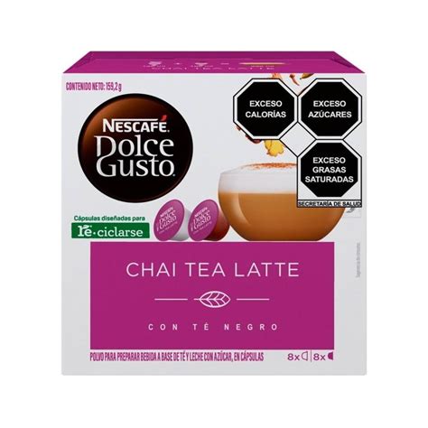 Cápsulas de té y leche Nescafé Dolce Gusto chai tea latte 16 pzas Walmart