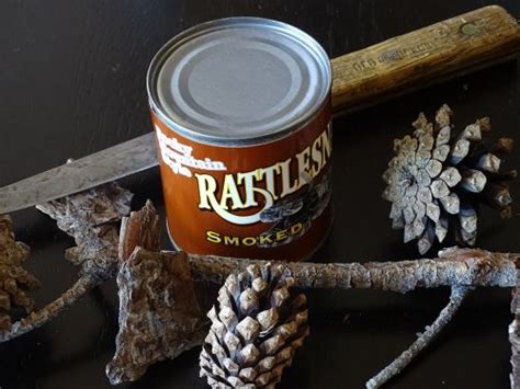 Smoked Rattlesnake Meat (canned product) - Mountain America Jerky