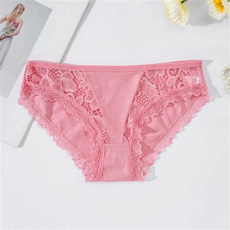 High Quality Ladies Underwear Sexy Lace Floral Underpants Flowers Lady Panties M Xl Cotton Women