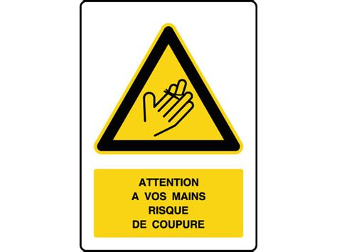 Panneau De Danger Vertical Risque De Coupure Contact Virages Hot Sex