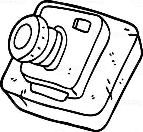 black and white cartoon old camera 45068285 PNG