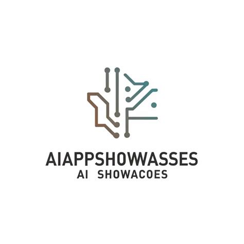 LOGO Design for AIAppShowcases Minimalistic AI Tools Symbol with Clear ...