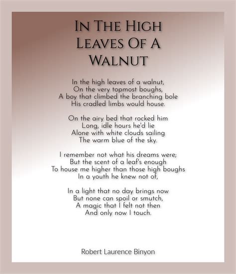 Robert Laurence Binyon Poems | Classic Famous Poetry