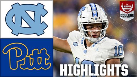 North Carolina Tar Heels Vs Pittsburgh Panthers Full Game Highlights