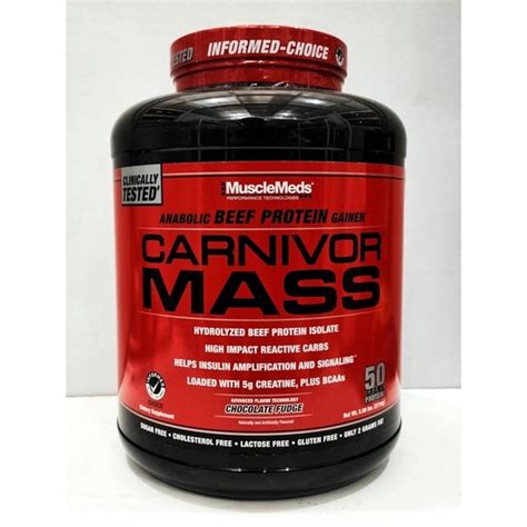 Jual MUSCLEMEDS CARNIVOR MASS 6 LBS Shopee Indonesia