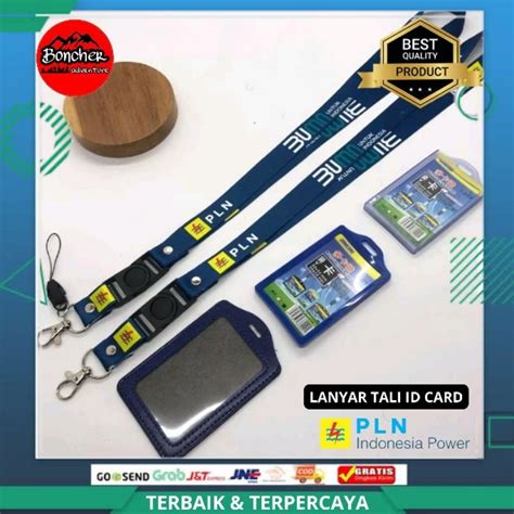 Jual Pln Power Lanyard Tali Gantungan Id Card Printing Full Colour