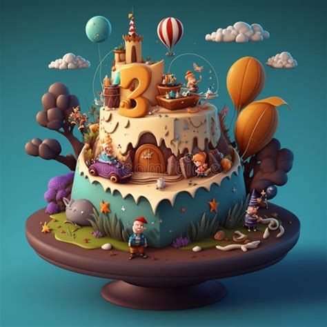 Festa Cake D Pastel Ilustraci N Pastel De Cumplea Os Pastel D Torta