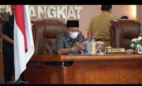 Afandin Sampaikan LKPJ Bupati Langkat TA 2021 Berikut Paparanya