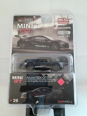 TSM Model Mijo Exclusives Mini GT Acura NSX GT3 Los Angeles Auto Show