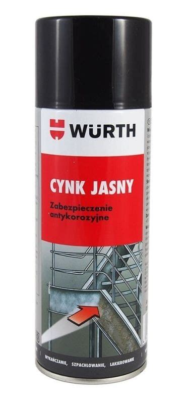 Wurth Cynk Ocynk Jasny W Sprayu Ml Nisko Kup Teraz Na Allegro