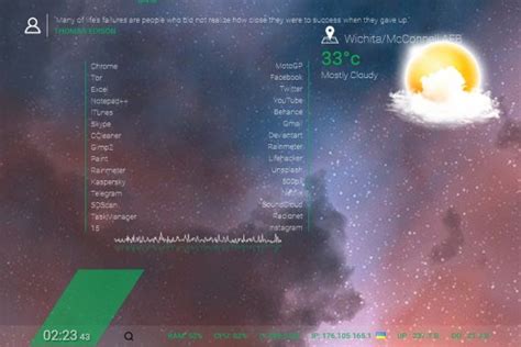 North Green Rainmeter Theme