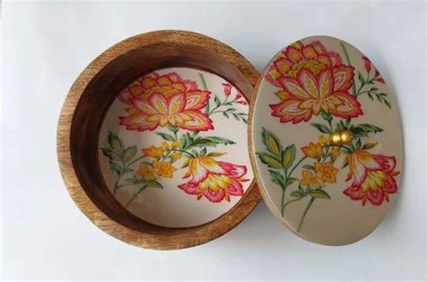 Chapati Box For Kitchen Wooden Printed Roti Box Casserole At Rs Piece Wooden Hot Case In
