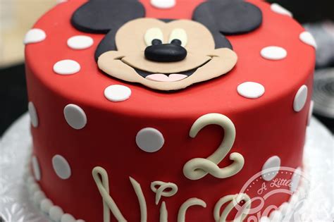 Mickey Mouse Birthday Cake