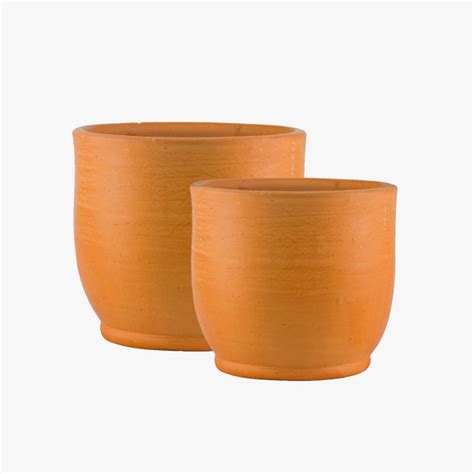 Vaso de Barro Cone Chácara Tropical