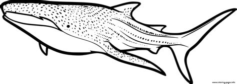 Whale Shark Coloring Pages Top 20 Free Printable Designs Smiling Whale