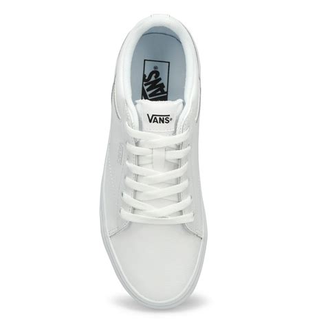 Vans Women S Seldan White Lace Up Sneakers