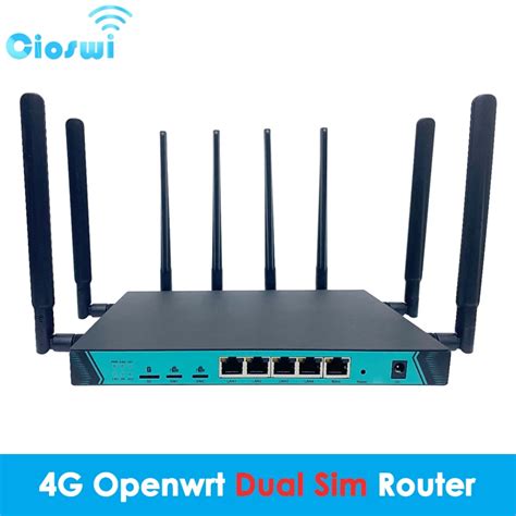 Cioswi Two SIM 4G Openwrt Router Gigabit Wifi 1000Mbps LAN CAT6 Modem 2