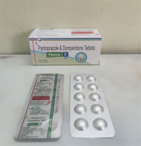 Pantoprazole 40 Mg Domperidone 10 Mg Tablet Prescription Treatment