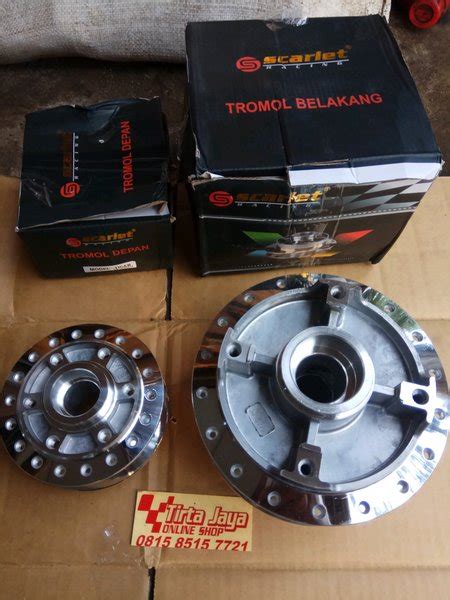 Jual Tromol Set Tiger Revo Depan Belakang Scarlet Chrome Poles Di Lapak