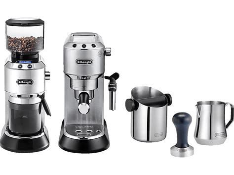 Delonghi Dedica Eckg M Barista Bundle Espressomaschine Silber