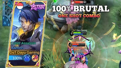 100 BRUTAL DAMAGE Build Aamon One Shot Combo Build Top 1 Global