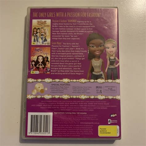 Bratz Passion 4 Fashion Diamondz Genie Magic Dvd 2006 2 Disc Re