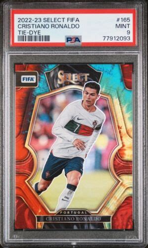 2022 23 Panini Select FIFA CRISTIANO RONALDO 49 Tie Dye Prizm