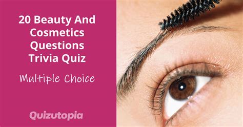 20 Beauty And Cosmetics Questions Trivia Quiz Quizutopia