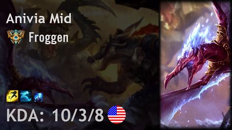 Anivia Mid Vs Cassiopeia Froggen Na Challenger Patch Youtube