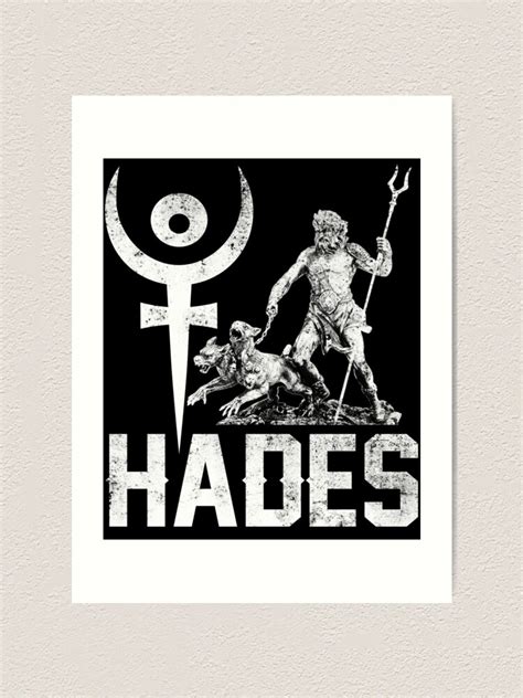 Hades Greek Mythology God Ancient Greece History Art Print For Sale By Numacreations Redbubble