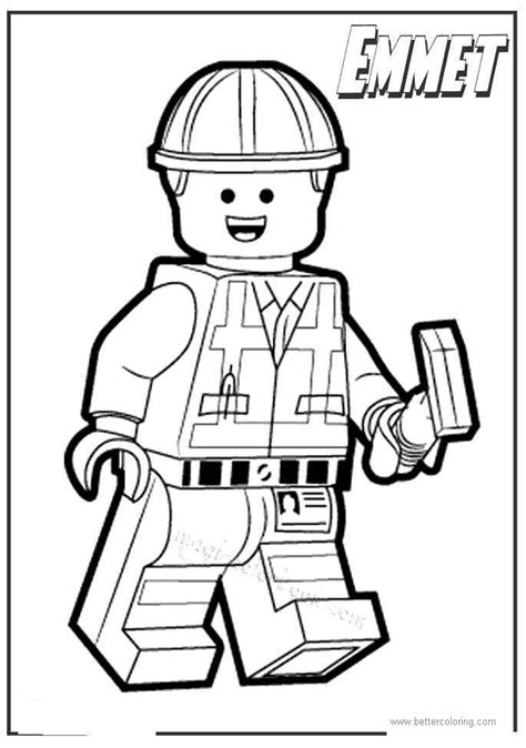 Lego Movie Coloring Pages Free Printable