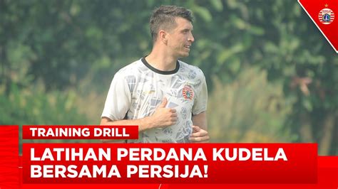 Latihan Perdana Ondrej Kudela Bersama Persija Jakarta Training Drill