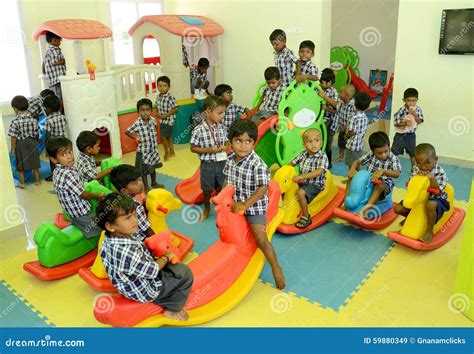 children play toys  montissori school editorial stock image image