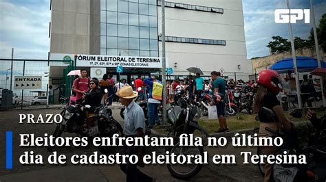 Eleitores Enfrentam Fila No Ltimo Dia De Cadastro Eleitoral Em