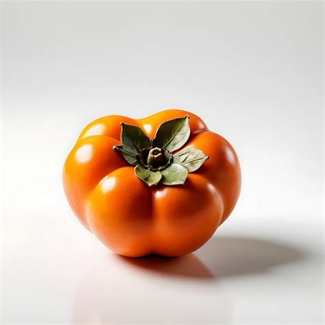 Premium Photo Persimmon On A White Background