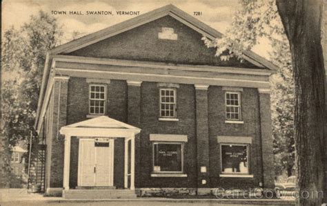 Town Hall Building Swanton, VT