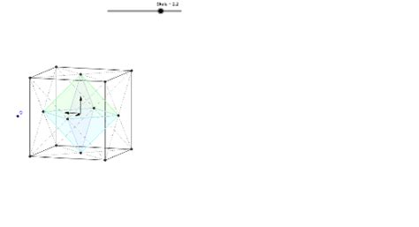 sześcian 3D – GeoGebra