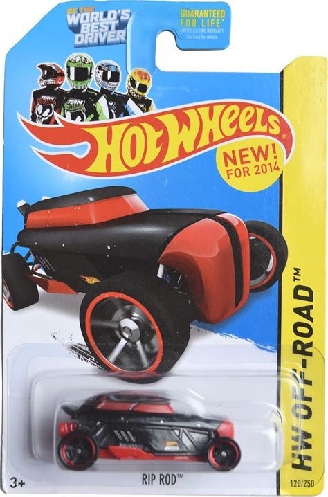 Amazon Hot Wheels Rip Rod Off Road Black Red 120 250 Toys Games