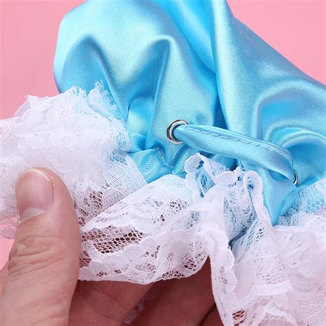 Sissy Panties Elastic Drawstring Satin Mens Brief Gay Underwear Male Bulge Pouch Mini C String