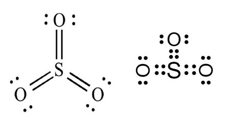 Draw The Lewis Structure For So3 And Answer The Following Questions