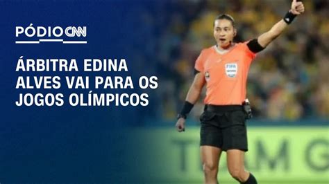 Rbitra Edina Alves Vai Para Os Jogos Ol Mpicos Cnn Prime Time Youtube