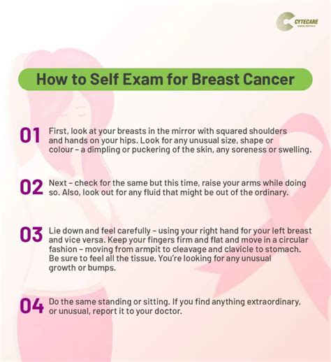 Breast Cancer Self Exam How To Check For Breast Cancer At Home